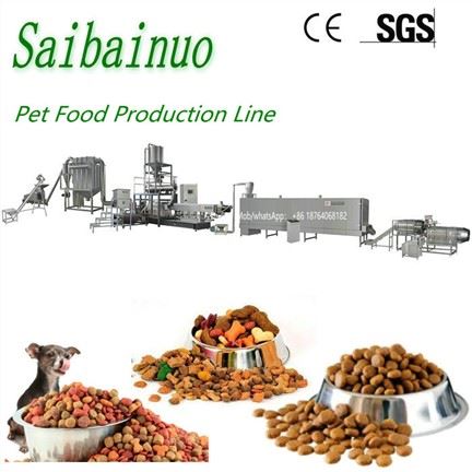Linha de fabricação de alimentos secos para animais de estimação