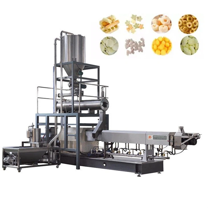 Extruder Machine For Puffed Corn Snacks Cheese Ball